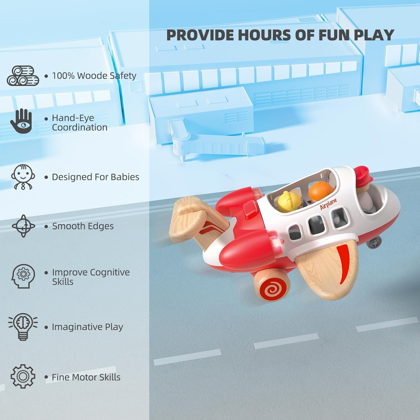 Imagination Express! Wooden Airplane