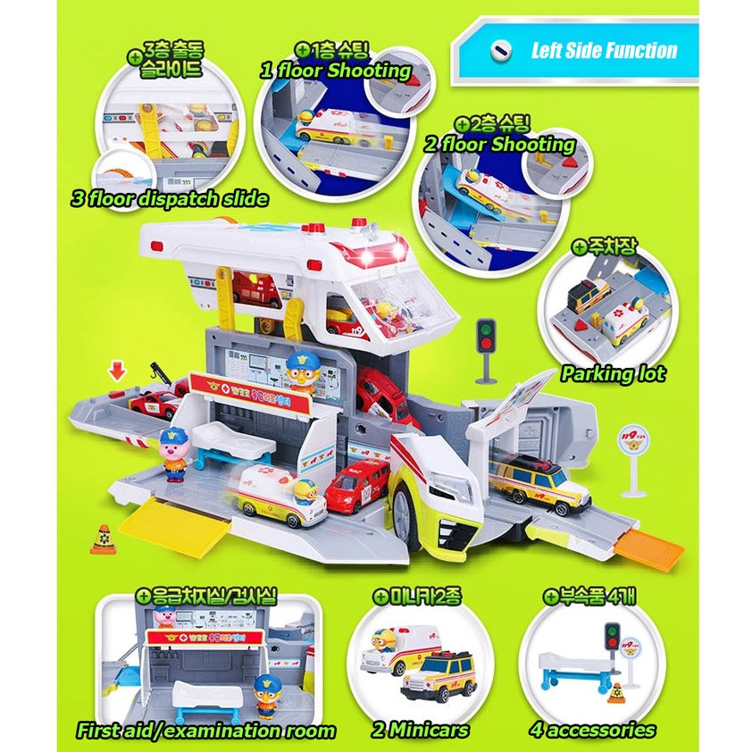 PORORO - Transformation Ambulance Play Set