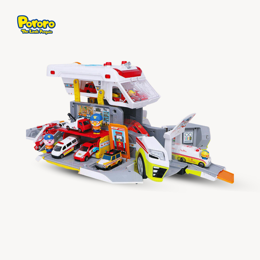 PORORO - Transformation Ambulance Play Set