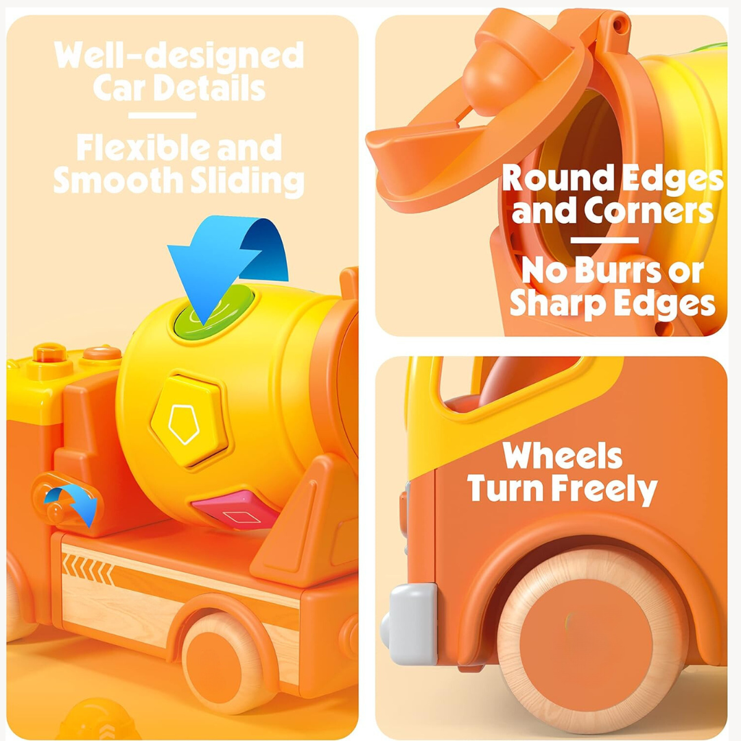 Imagination Express! Wooden Cement Mixer Truck