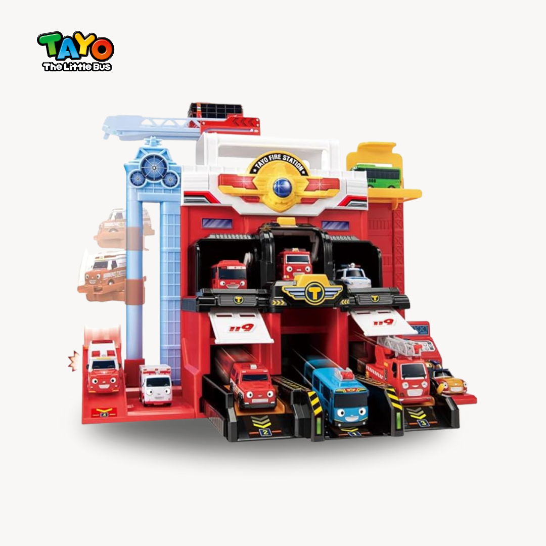 TAYO Fire Station Play Set