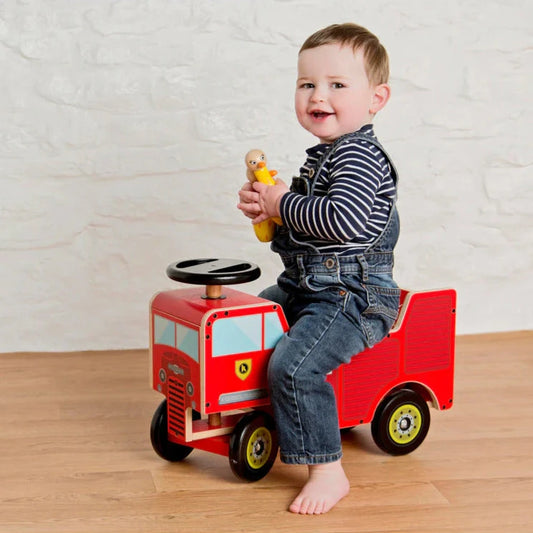 RIDE ON - Wooden Fire Engine