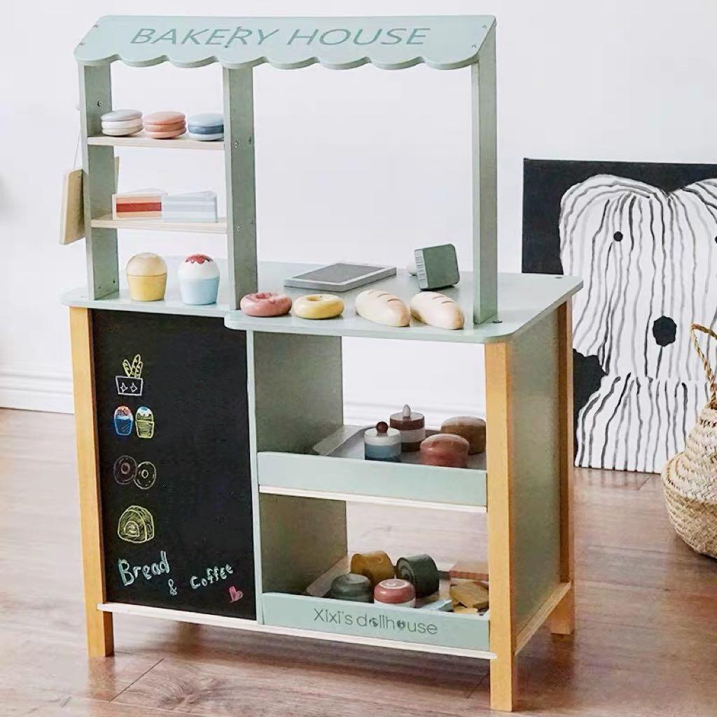 PLAYSET - Wooden Bakery House