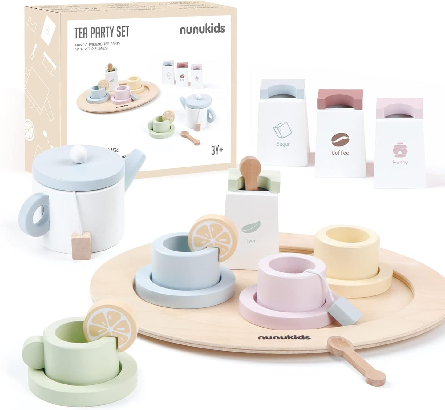 PLAYSET - Wooden Afternoon Tea Party