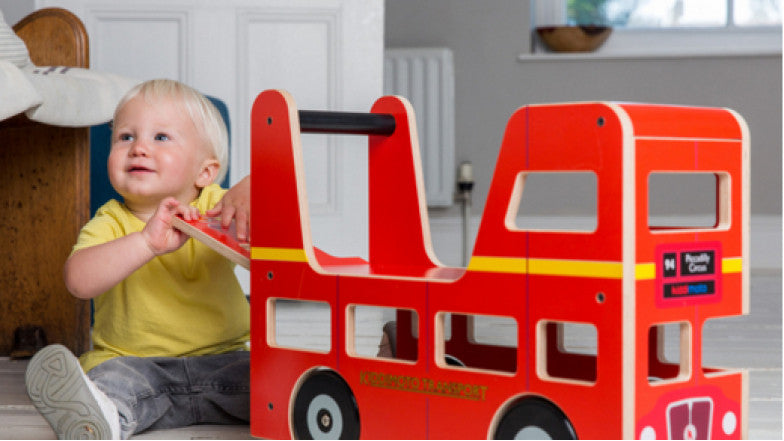 RIDE ON - Wooden London Bus