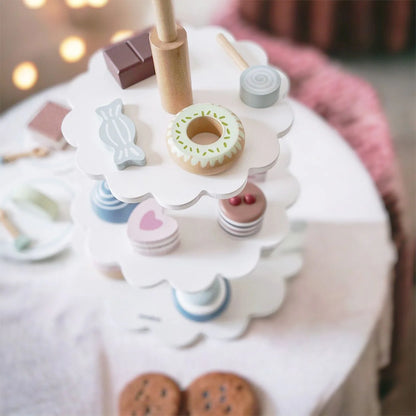 PLAYSET - Wooden High Tea Set
