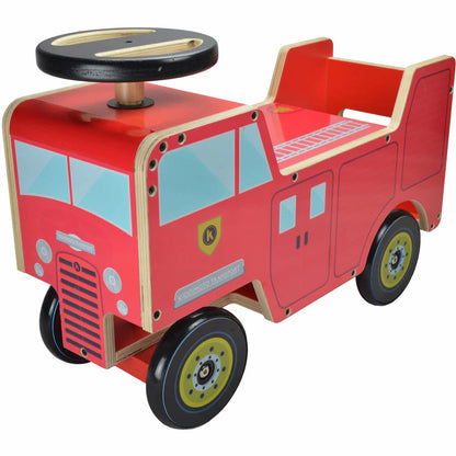 RIDE ON - Wooden Fire Engine