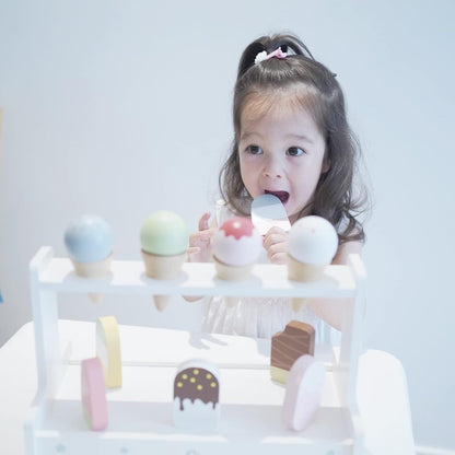 PLAYSET - Wooden Ice Cream Stand