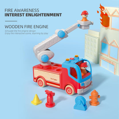 Imagination Express! Wooden Fire Truck