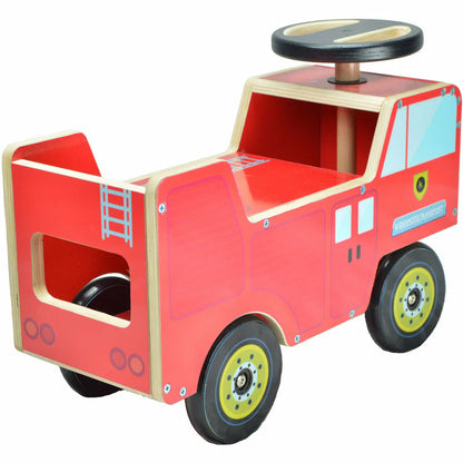 RIDE ON - Wooden Fire Engine