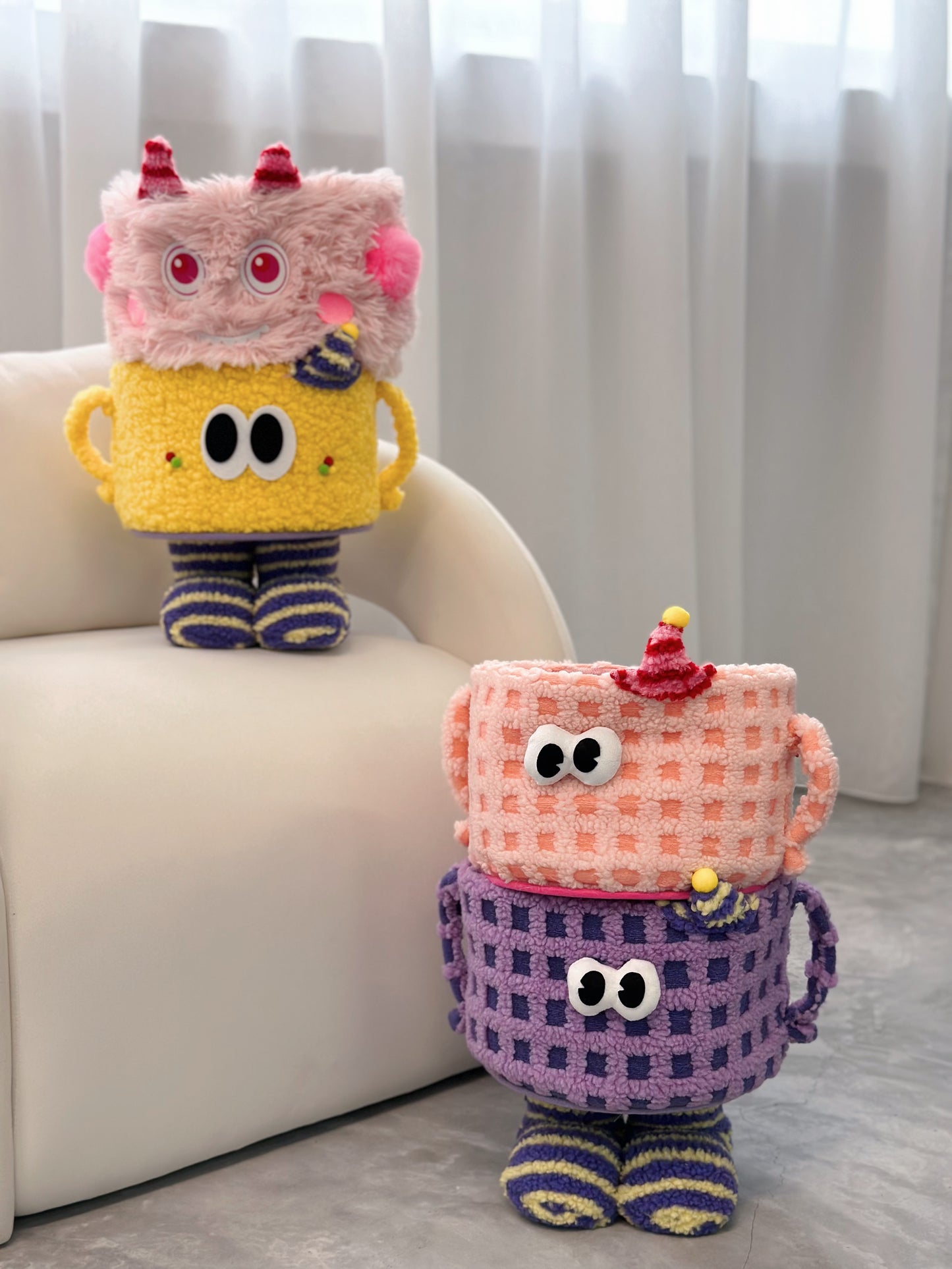 Mini Monsters Plush Baskets