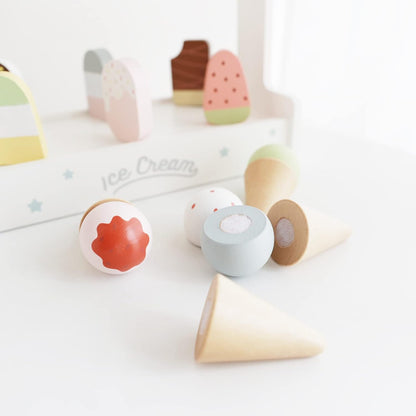 PLAYSET - Wooden Ice Cream Stand