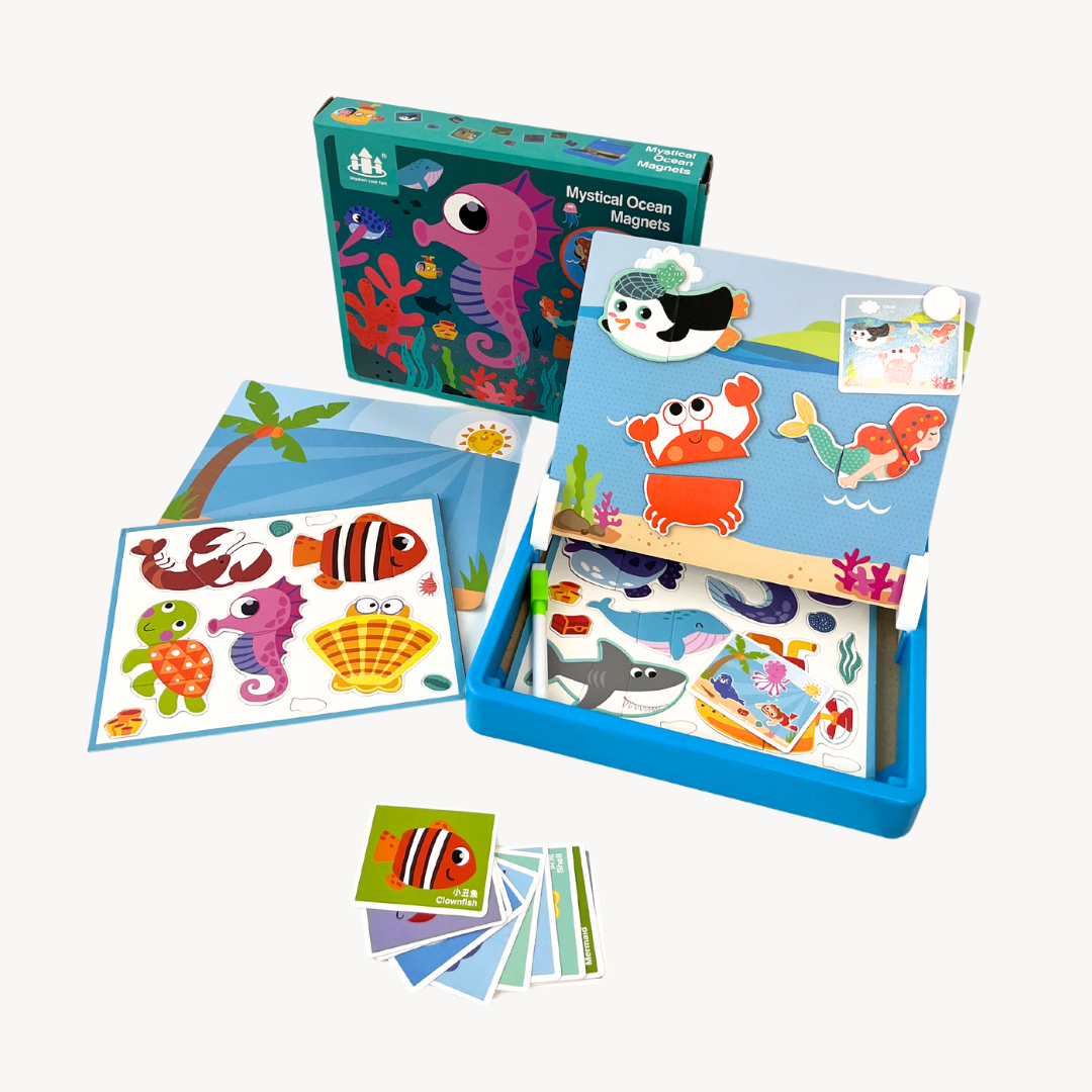 Beginner 2in1 Magnetic Puzzle + Whiteboard