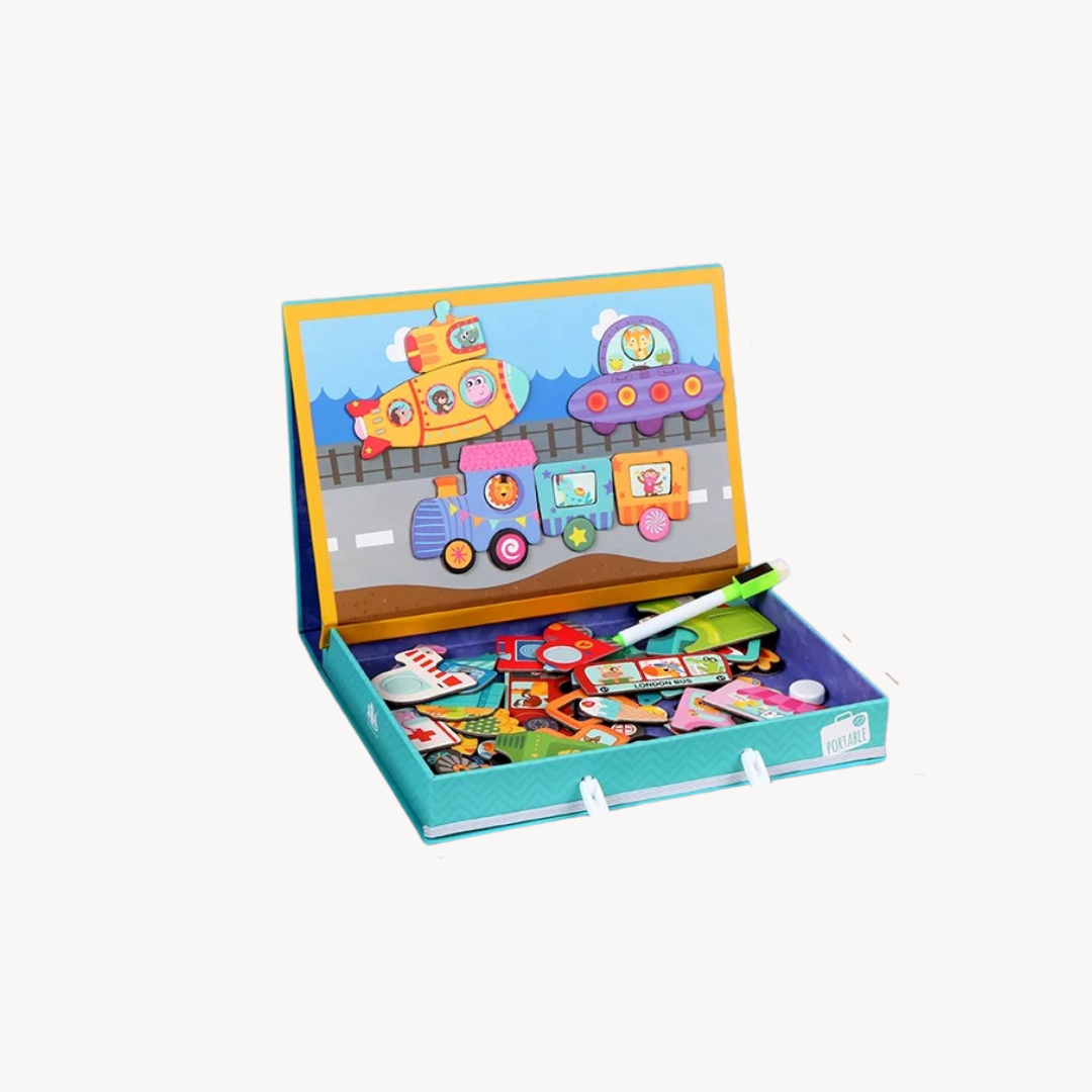 Beginner 2in1 Magnetic Puzzle + Whiteboard
