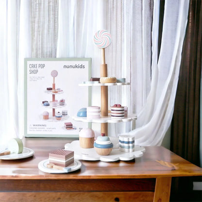 PLAYSET - Wooden High Tea Set