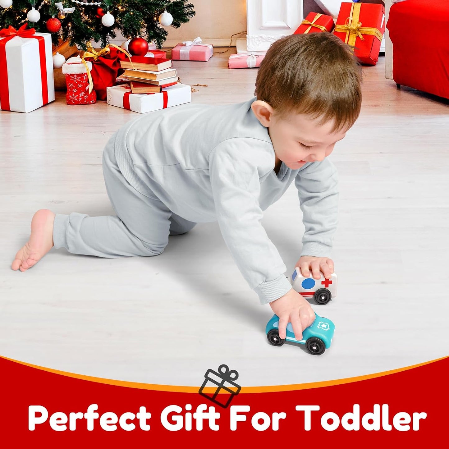 Imagination Express! Push and Go Wooden Mini Cars