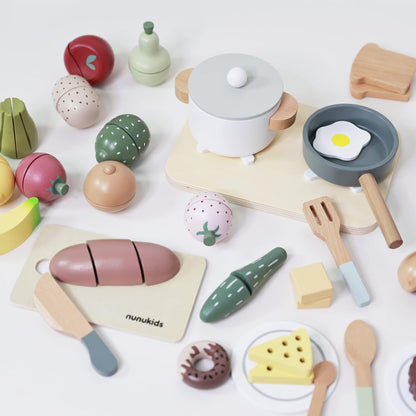 PLAYSET - Wooden Kitchen Play Set