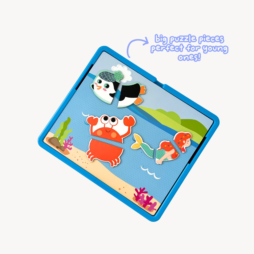 Beginner 2in1 Magnetic Puzzle + Whiteboard