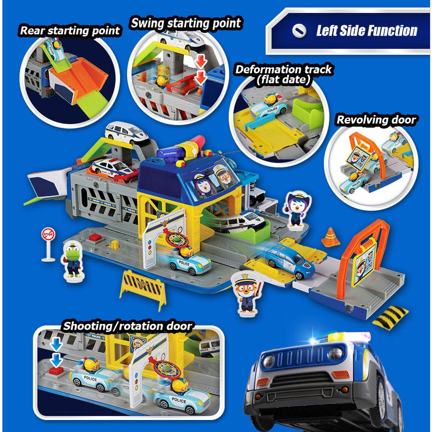 PORORO - Transformation Police Car Play Set