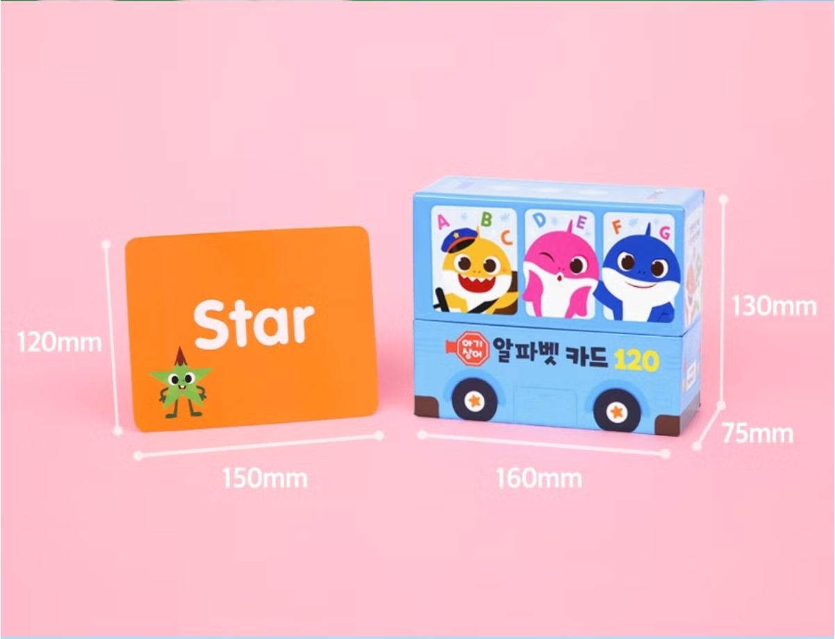 PINKFONG - Baby Shark Reading Flash Cards (120pcs)