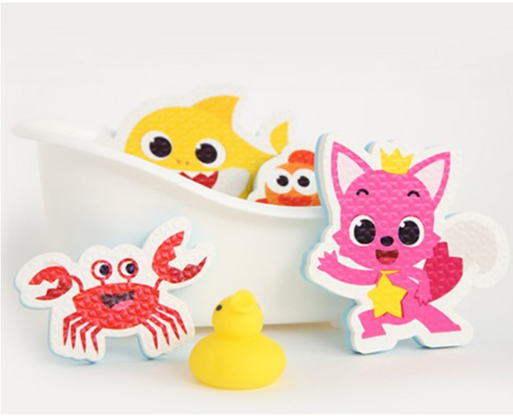 PINKFONG - Baby Shark Water Bath Play Stickers (30pcs)