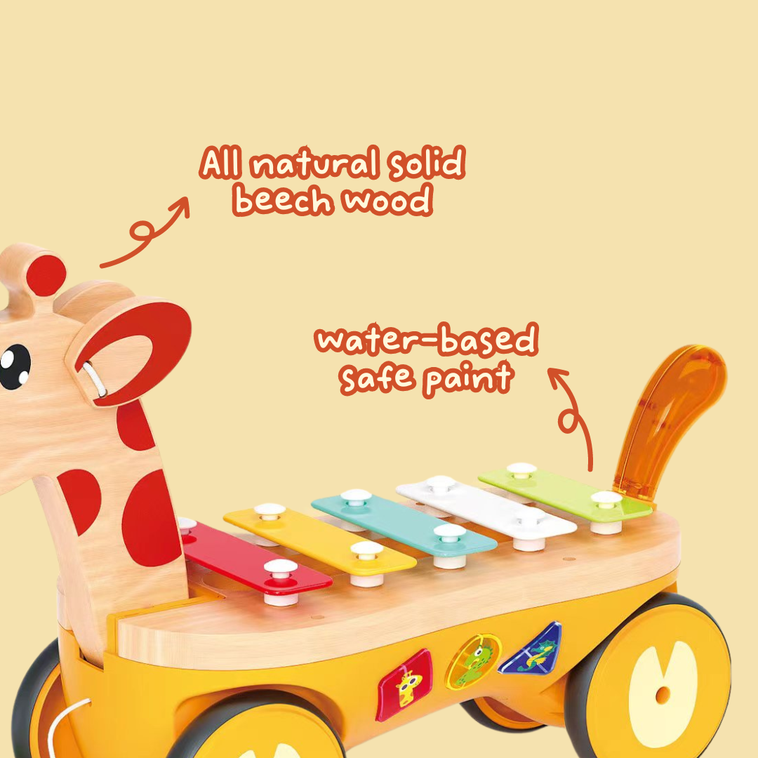 Pull Along Musical Pals - Jazz Giraffe