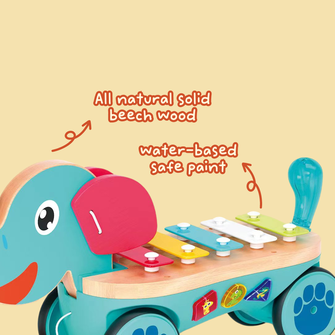 Pull Along Musical Pals - Melody Ele