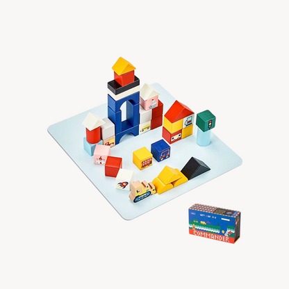 Wisdom Growth Wooden Building Blocks - 36 pcs with Draw String Bag