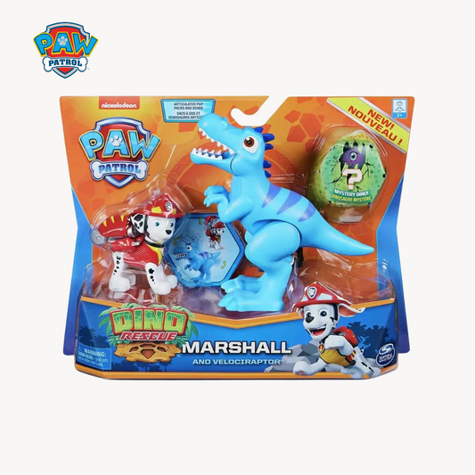 Paw Patrol Dino Rescue Marshall & Velociraptor
