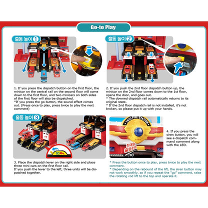 TAYO - Fire Station Play Set