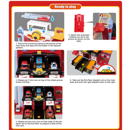TAYO - Fire Station Play Set