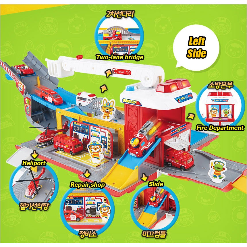 PORORO - Transformation Fire Truck Play Set