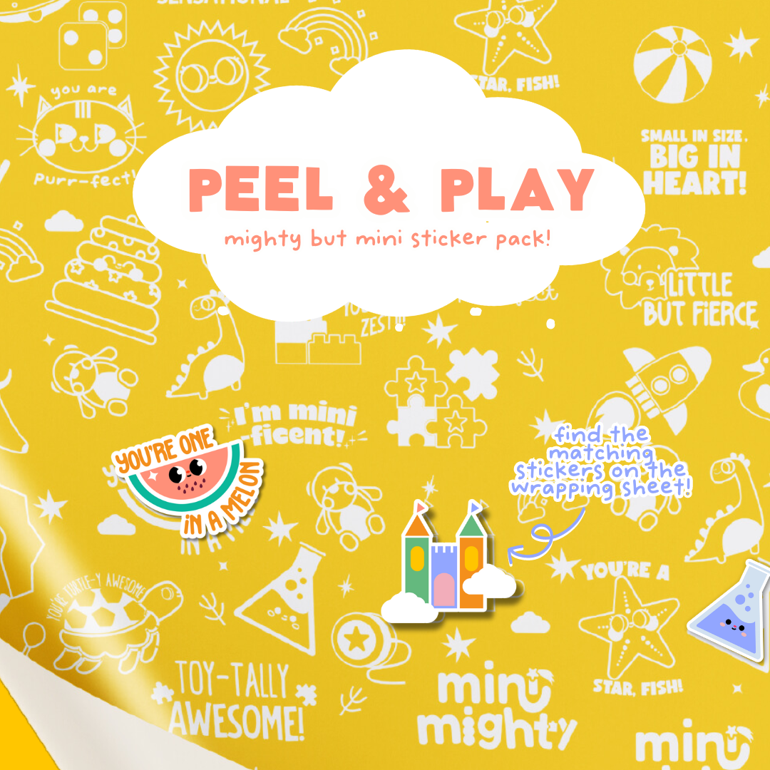Gift Wrapping + Peel & Play Stickers Pack!
