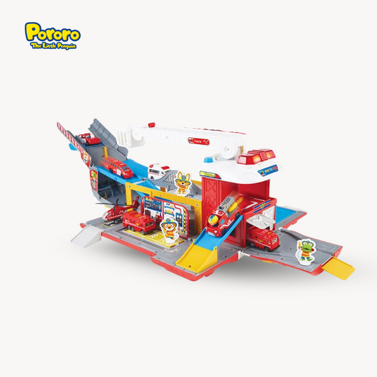 PORORO - Transformation Fire Truck Play Set