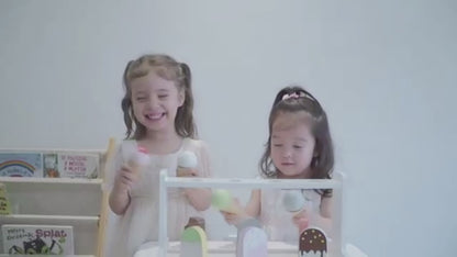 PLAYSET - Wooden Ice Cream Stand