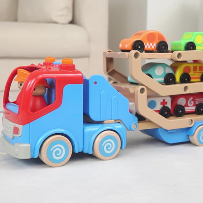 Imagination Express! Wooden Car Carrier Truck