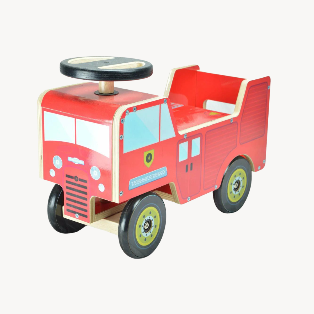 RIDE ON - Wooden Fire Engine