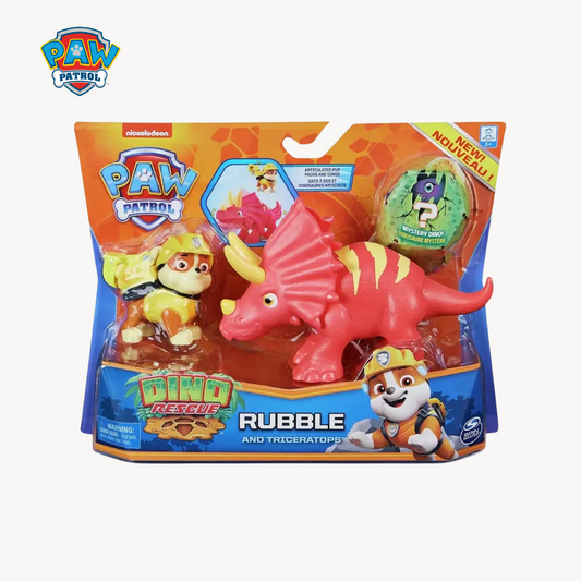 Paw Patrol Dino Rescue Rubble & Triceratops