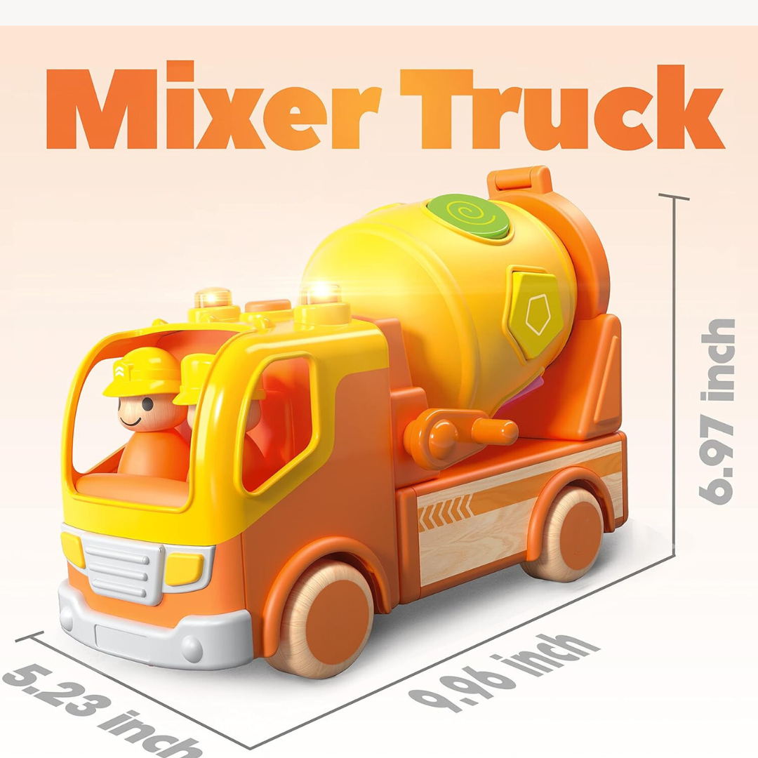 Imagination Express! Wooden Cement Mixer Truck