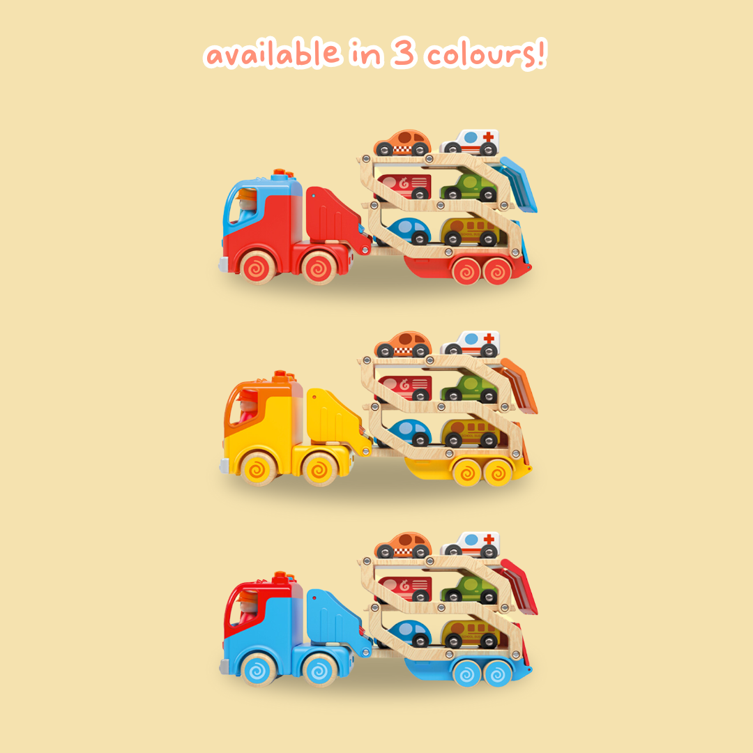 Imagination Express! Wooden Car Carrier Truck