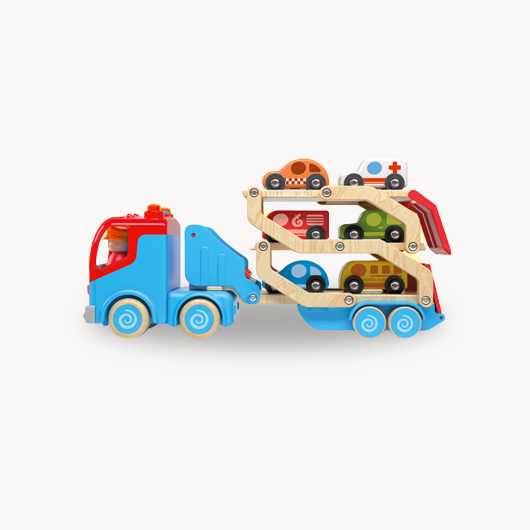 Imagination Express! Wooden Car Carrier Truck