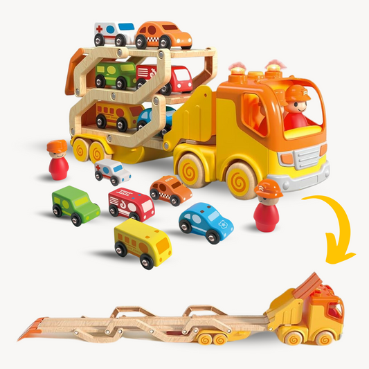 Imagination Express! Wooden Car Carrier Truck