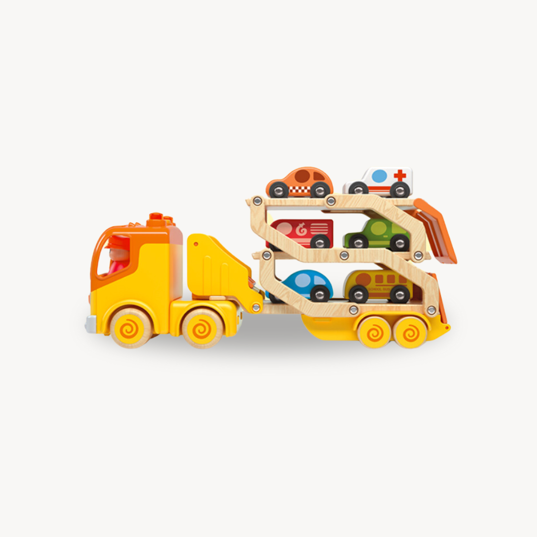 Imagination Express! Wooden Car Carrier Truck
